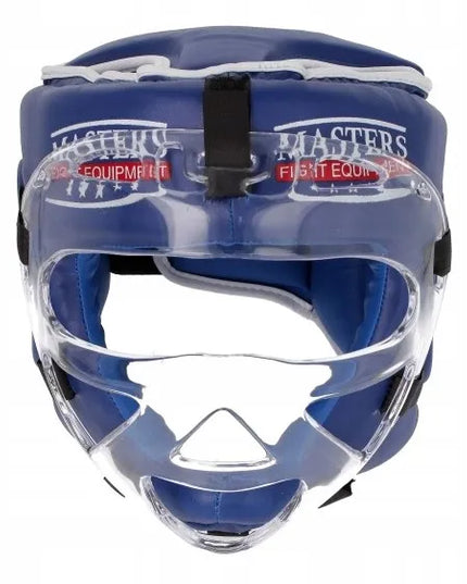 Bokso šalmas su kauke MASTERS FIGHT EQUIPMENT KSSPU-M (WAKO APPROVED)