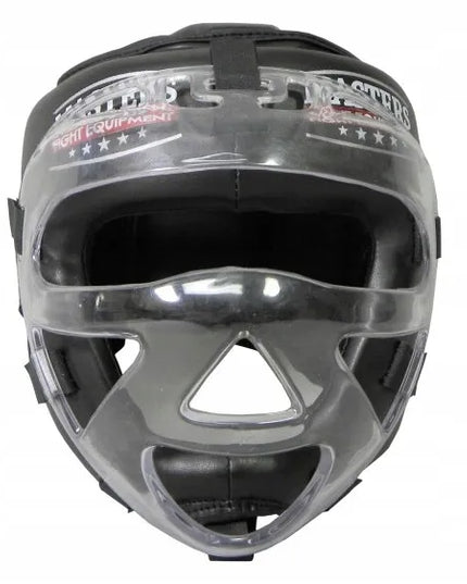 Bokso šalmas su kauke MASTERS FIGHT EQUIPMENT KSSPU-M (WAKO APPROVED)