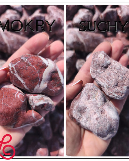 BORDO PRIME dekoraciniai akmenukai sodui 2-4 cm, raudoni, 2 kg