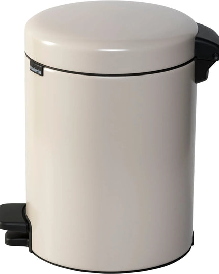 Brabantia NewIcon 5 l kojinė pedalinė šiukšliadėžė, Soft Beige