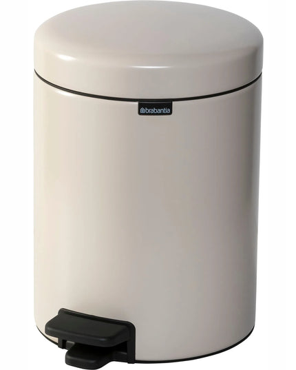 Brabantia NewIcon 5 l kojinė pedalinė šiukšliadėžė, Soft Beige