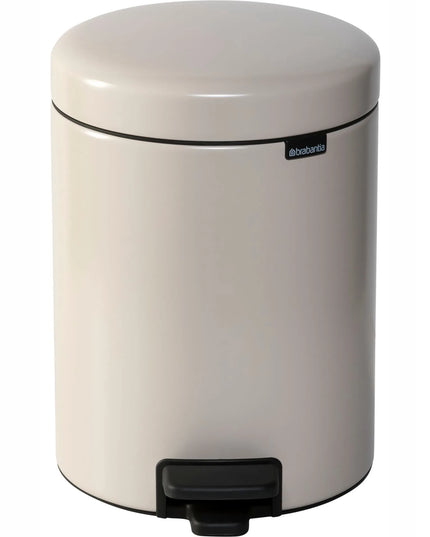 Brabantia NewIcon 5 l kojinė pedalinė šiukšliadėžė, Soft Beige