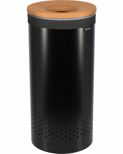 Brabantia skalbinių krepšys, 35 l, juodas