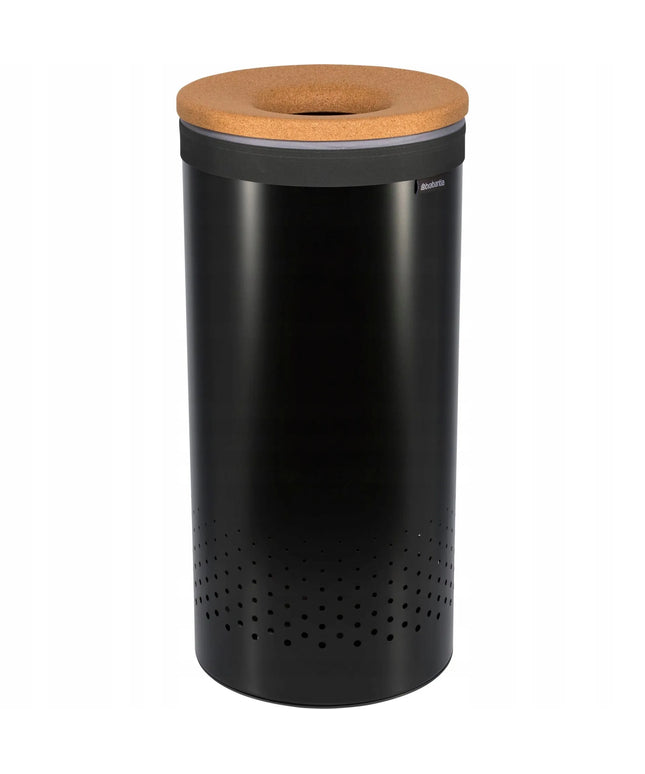 Brabantia skalbinių krepšys, 35 l, juodas