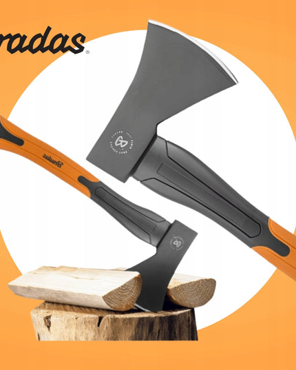 BRADAS universali kirvis, grūdinto plieno galvutė 800 g, lengvas stiklo pluoštas