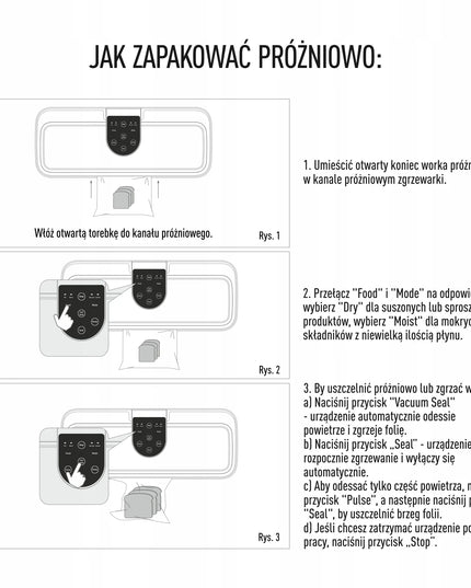 BROWIN vakuuminis maisto pakuotojas, daugiafunkcis, PREMIUM
