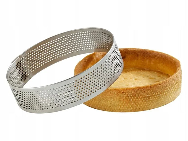 Brunbeste perforuota pyrago forma, 8 cm, 6 vnt. rinkinys