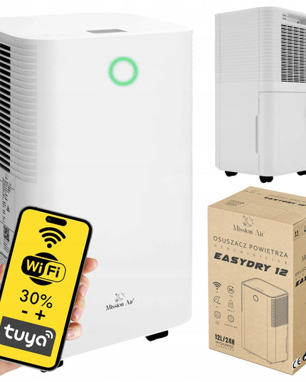 Buitinis oro sausintuvas, drėgmės sugėriklis Mission Air EASYDRY 12L/24h WiFi