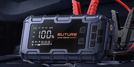 BUTURE itin galingas 6000A užvedimo įrenginys su 160 PSI kompresoriumi