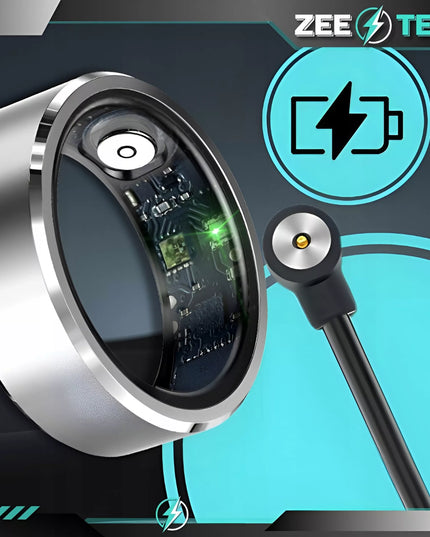 SMART RING Išmanusis žiedas Širdies ritmas Kraujospūdis Miego sporto SMARTRING