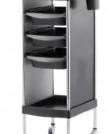 Mobilus kirpyklos kosmetinis vežimėlis dažymui, pagalbinis, SPA salonams