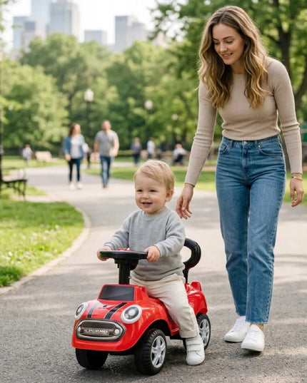Sun Baby GO GO Fassion vaikiškas automobilis-stūmdukas, raudonas