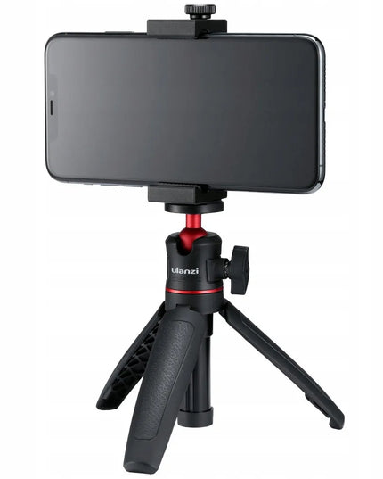 Mini stalinis trikojis su 3D galvute MONOPOD ULANZI MT-08, juodas, skirtas gimbalui