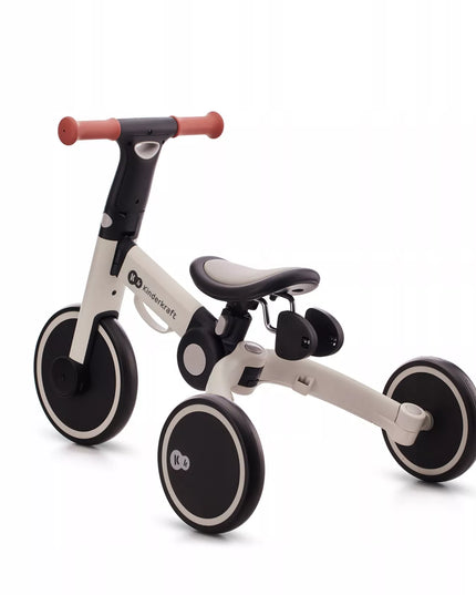 Kinderkraft 4TRIKE 3in1 balansinis triratukas ir paspirtukas, pilkas