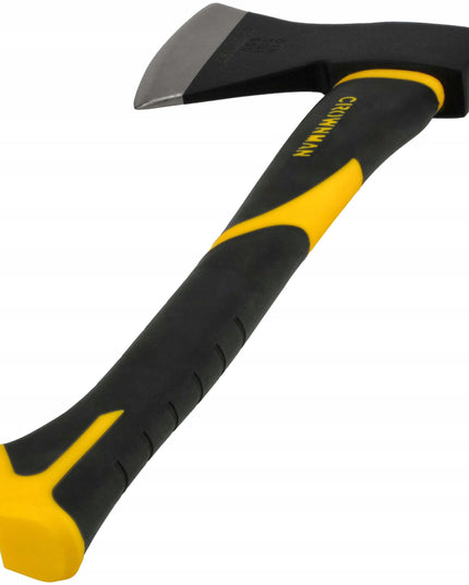 Universalus kirvis 800g, patogus, STIPRUS, iš anglinio plieno, 38cm, skirtas skaldyti