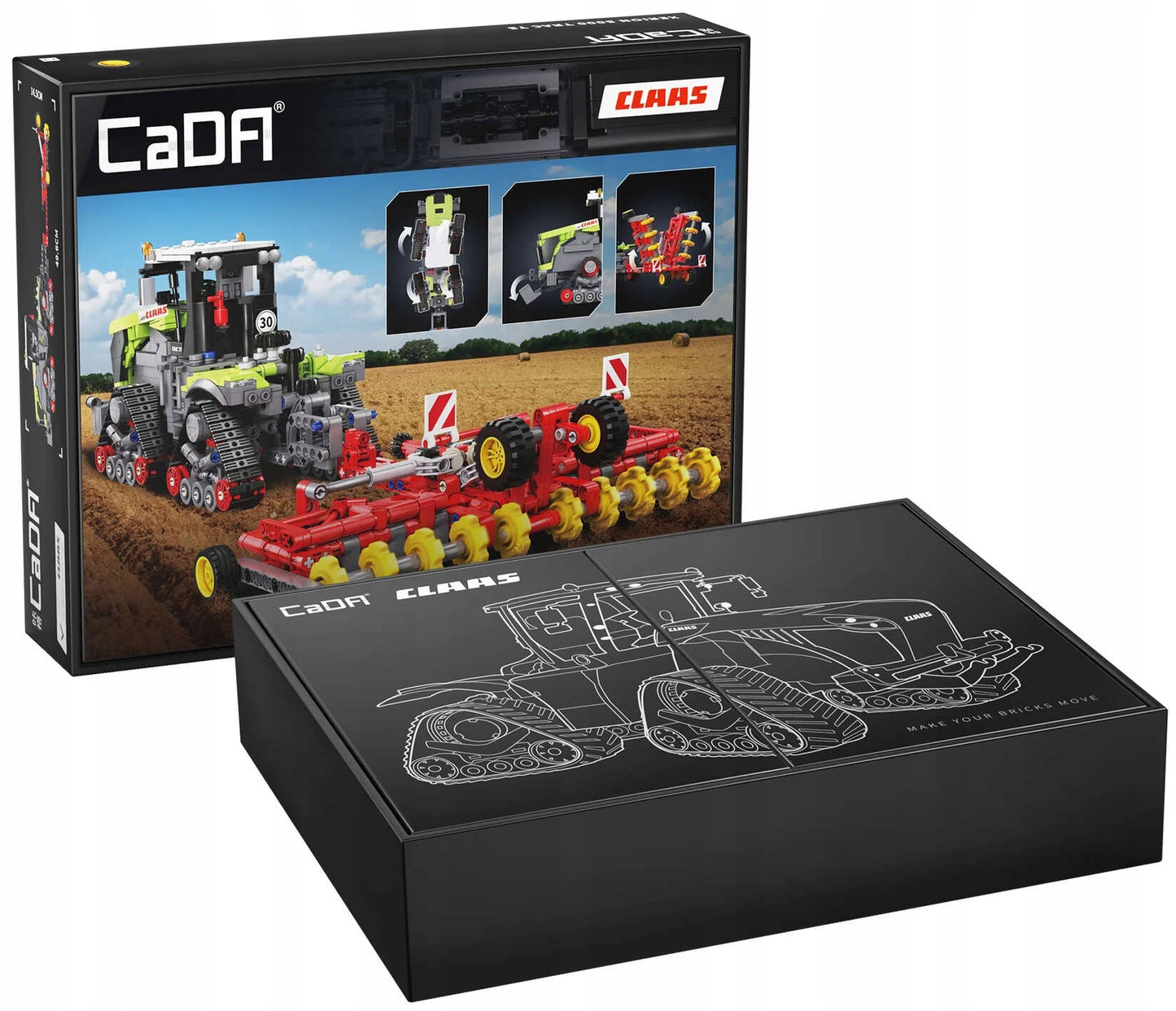 Konstrukciniai blokeliai CaDA Žemės ūkio traktorius CLAAS XERION 5000 1336EL