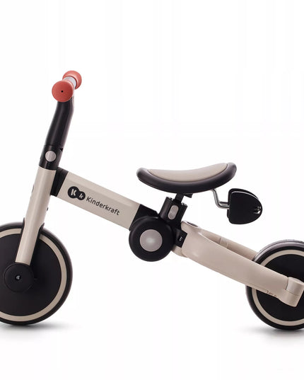 Kinderkraft 4TRIKE 3in1 balansinis triratukas ir paspirtukas, pilkas