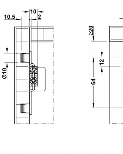 CAMAR 807 baldinė pakaba juoda – komplektas 240kg