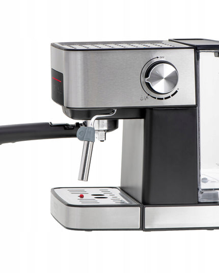 Camry CR 4410 slėginis kavos aparatas 15 bar – espreso ir kapučino paruošimas, 1600 ml talpa, metalinis korpusas