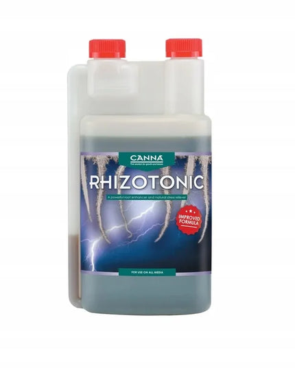 Canna Rhizotonic 1l šaknų augimo stimuliatorius ir įsišaknijimo priemonė, dumblių ekstraktas, PATOBULINTA FORMULĖ
