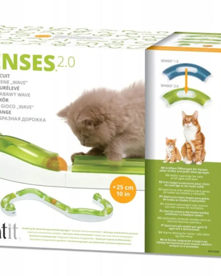 Catit Senses 2.0 Wave Circuit interaktyvus takelis su kamuoliuku katėms