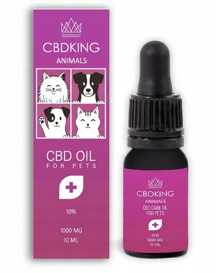 CBDKING kanapių aliejus 10% | gyvūnams | šunims | katėms | 10ml