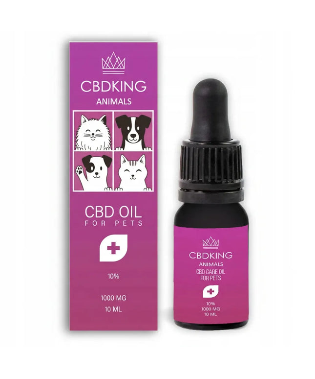CBDKING kanapių aliejus 10% | gyvūnams | šunims | katėms | 10ml