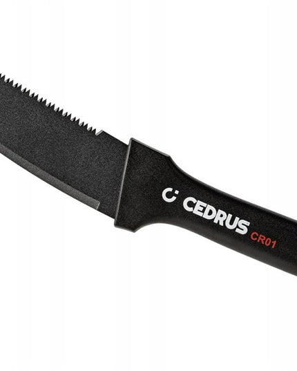 CEDRUS C-TOOLS CR01 tvirtas krūmapjovės lenktinis peilis, solidi mačetė XXL