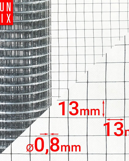 Cinkuota suvirinta tinklelio apsauga vabzdžių ir bičių nameliui 0,5x1m