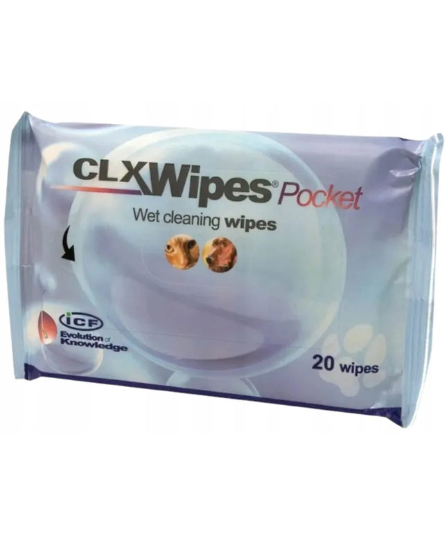 CLX Wipes Clorexyderm drėgnos servetėlės gyvūnams GEULINCX 20 vnt.