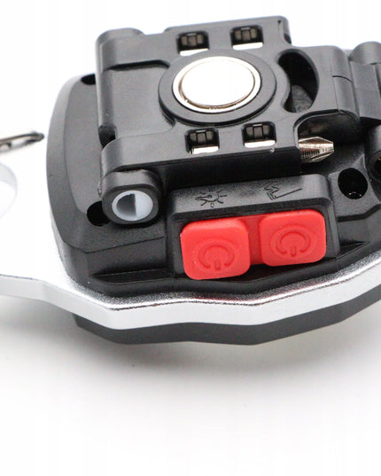 COB LED avarinis žibintuvėlis su karabinu 8-viename MINI MULTITOOL EDC išgyvenimo įrankis