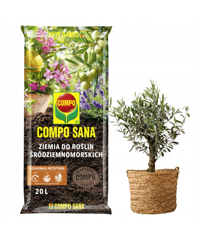 COMPO Viduržemio jūros regiono augalų substratas citrusams, oleandrams ir levandoms, 20L