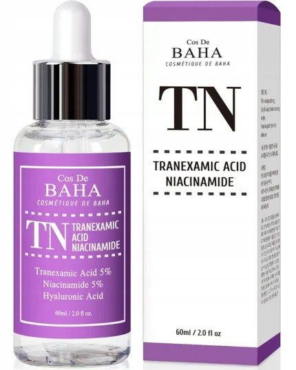 Cos De BAHA TN traneksamo rūgšties ir niacinamido serumas, pigmentinių dėmių mažinimui, 60 ml