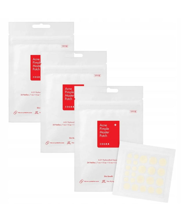 COSRX Acne Pimple Master Patch pleistrai nuo spuogų rinkinys, 3 vnt.