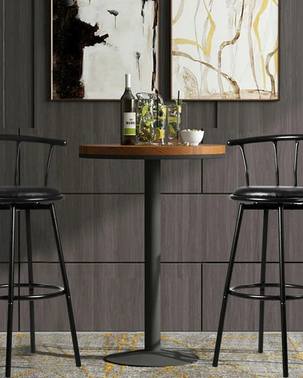 Costway pasukamos baro kėdės su atlošu, 2 vnt., 102 cm
