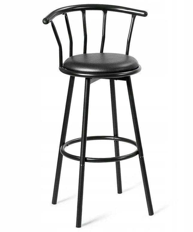 Costway pasukamos baro kėdės su atlošu, 2 vnt., 102 cm
