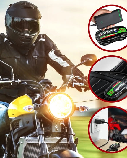 Automatinis 12 V akumuliatorių įkroviklis „Kewig“ motociklui ir keturračiui, USB-C