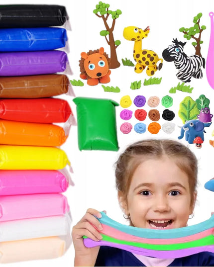 Piankolinas „Toys“ – polimerinis modelinas, sensorinė plastilino masė, 48 vnt.