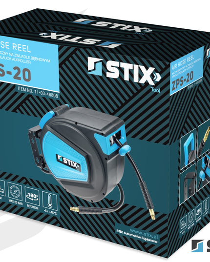 Automatiškai susukama pneumatinė žarna su rite 20 m STIX