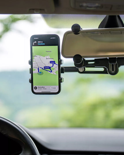 AUTOMOBILINIS TELEFONO LAIKIKLIS ANT GALINIO VAIZDO VEIDRODĖLIO TVIRTAS