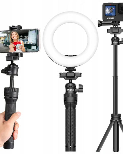 Stalinis monopodas ULANZI MT-34 beveidrodiniam fotoaparatui, vaizdo kamerai ir išmaniajam telefonui