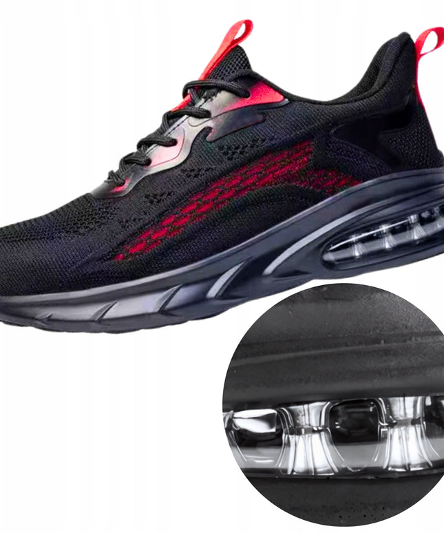 Vyriški lengvi darbo batai su metaline apsauga ir neslystančiu padu – saugūs, kvėpuojantys, amortizuojantys