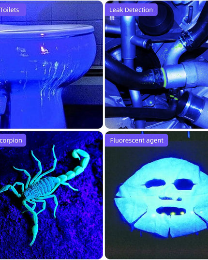 DARKBEAM 365nm UV įkraunamas 10W žibintuvėlis dervoms ir paieškai