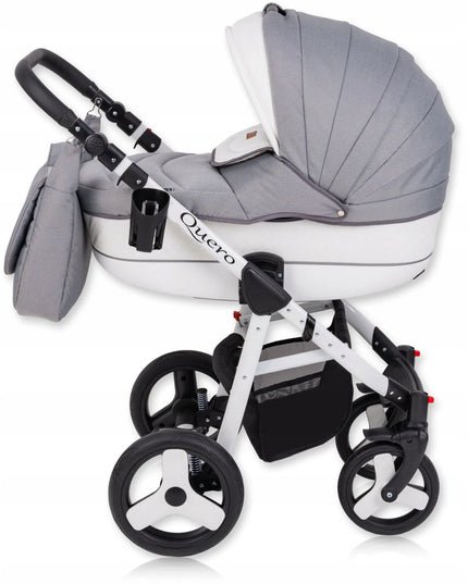 Daugiafunkcinis vaikiškas vežimėlis Baby Quero Lux 3w1 su autokėdute ir dovanomis