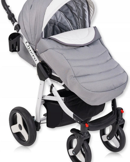 Daugiafunkcinis vaikiškas vežimėlis Baby Quero Lux 3w1 su autokėdute ir dovanomis