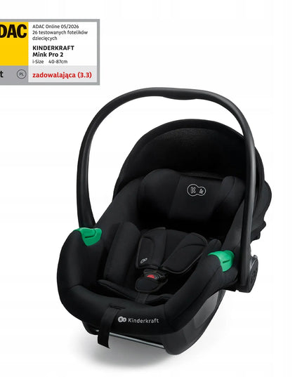 Daugiafunkcinis vežimėlis 3in1 Kinderkraft ESME PRO Sportinis vežimėlis Automobilinė kėdutė MINK PRO 2