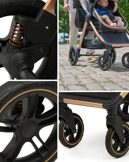 Daugiafunkcinis vežimėlis 3in1 Kinderkraft ESME PRO Sportinis vežimėlis Automobilinė kėdutė MINK PRO 2