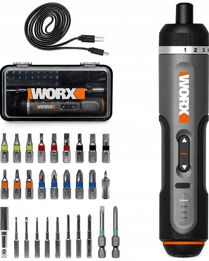 Daugiafunkcis 4V akumuliatorinis suktuvas WORX WX242 su magnetiniu laikikliu