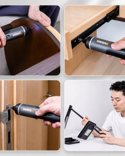 Daugiafunkcis 4V akumuliatorinis suktuvas WORX WX242 su magnetiniu laikikliu