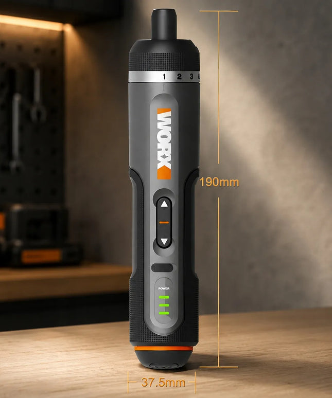 Daugiafunkcis 4V akumuliatorinis suktuvas WORX WX242 su magnetiniu laikikliu